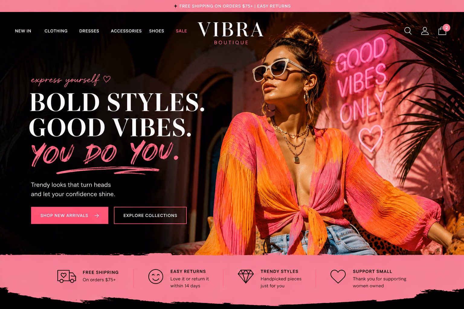 Vibra Boutique online store